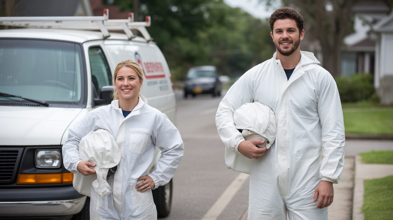 Mold Charleston technicians on a service call in Charleston, SC